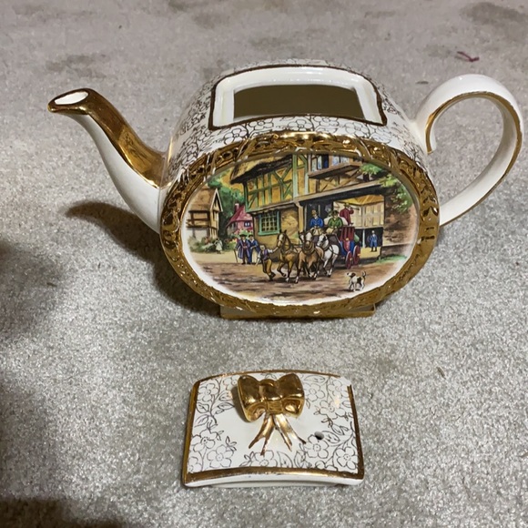 Other Rare Vintage Sadler Cube Barrel Teapot Numbered Poshmark